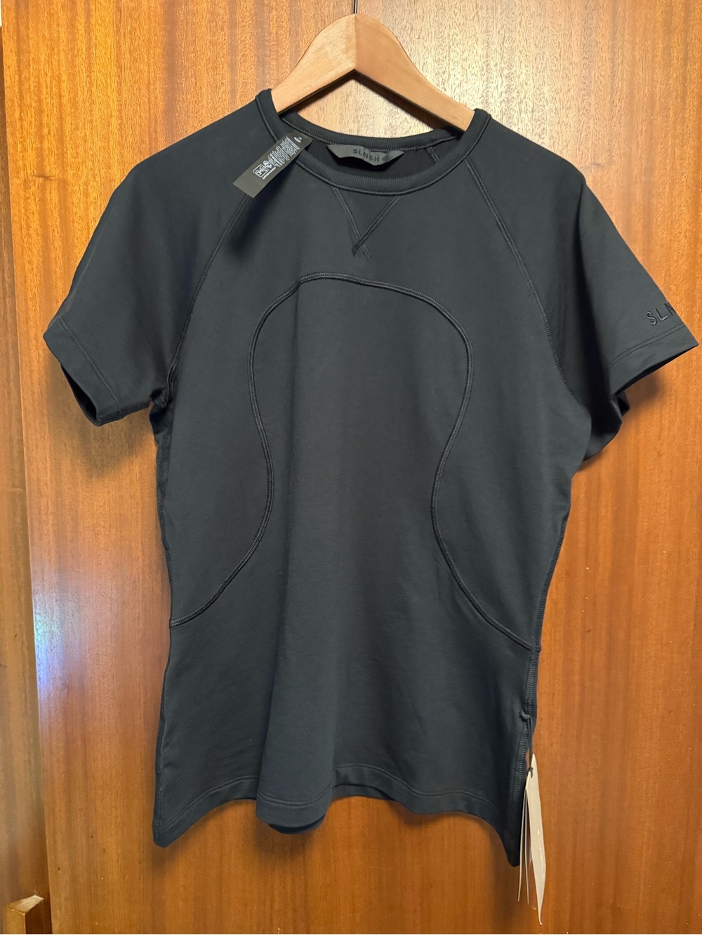 lululemon athletica Black Short-Sleeve Crew Tee